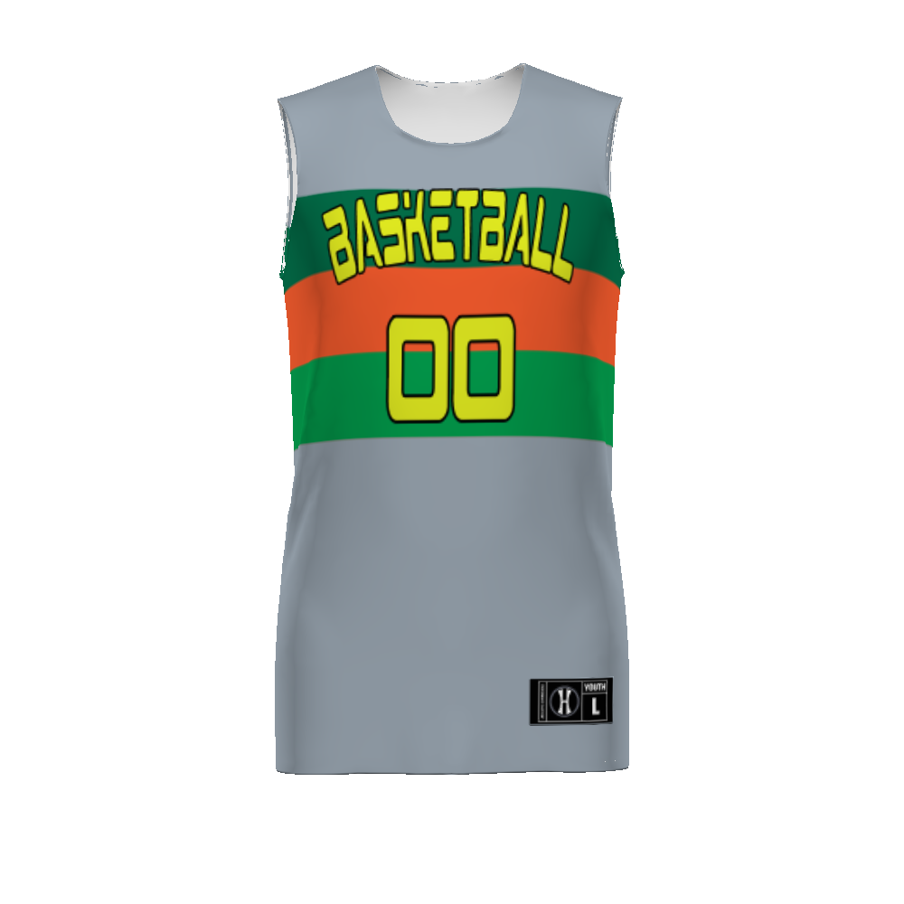 Youth FreeStyle Sublimated Lightweight Reversible Basketball Jersey
