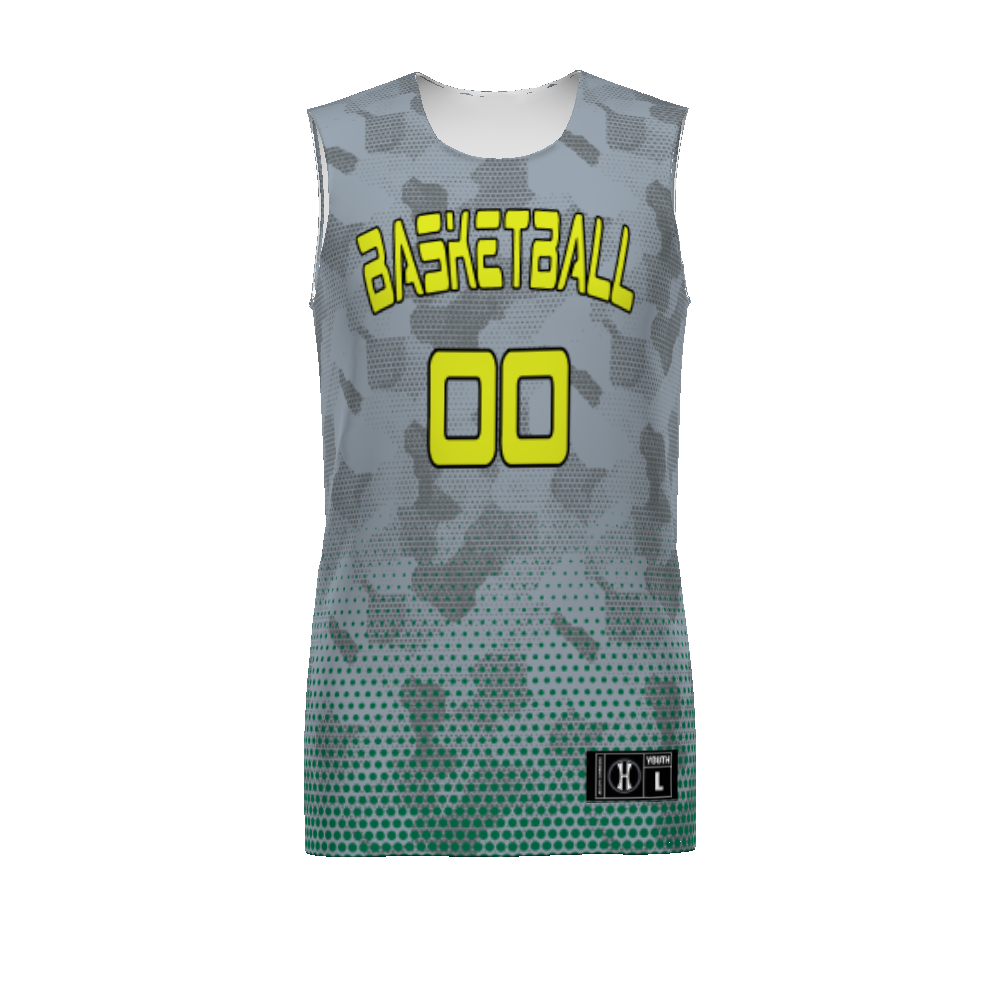 Youth FreeStyle Sublimated Lightweight Reversible Basketball Jersey