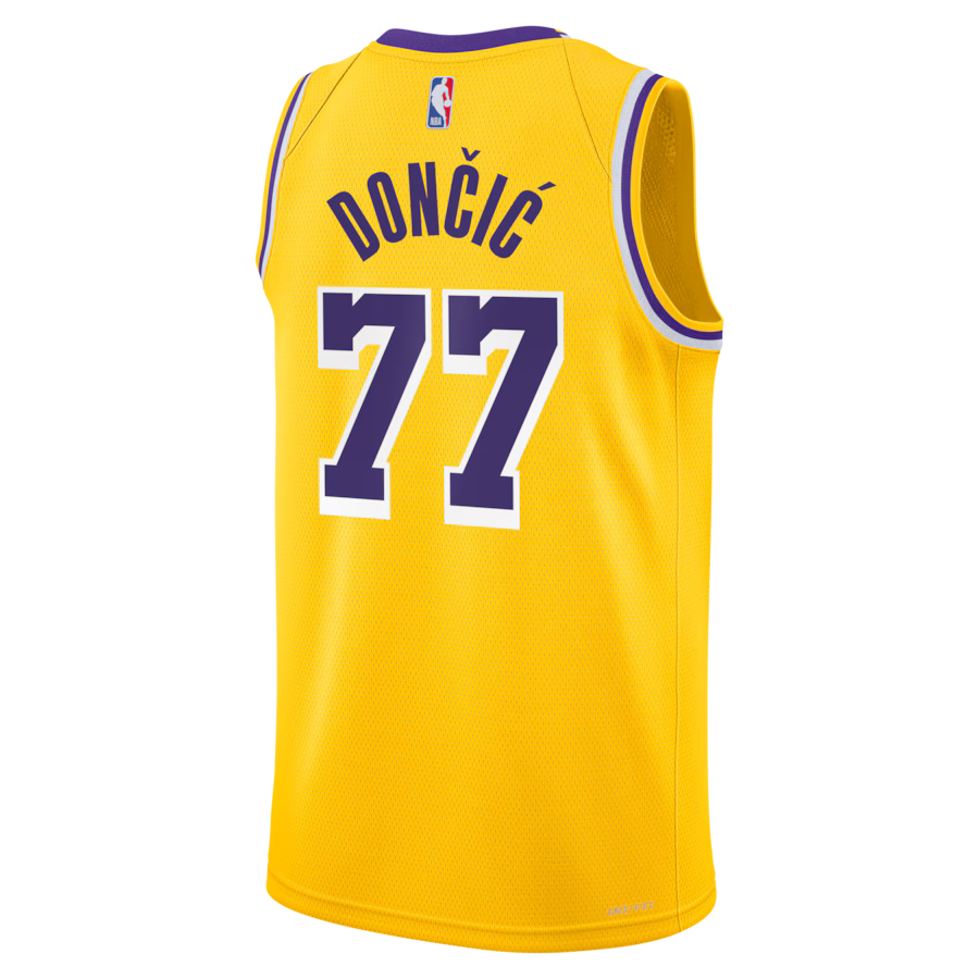 Unisex Los Angeles Lakers Luka Dončić Gold Swingman Jersey - Icon Edition